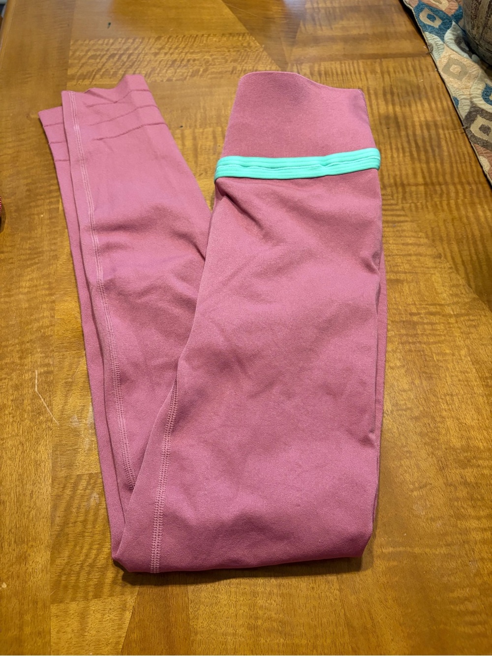 Fabletics Sculpt Knit Pink Leggings with cut out back in size Medium